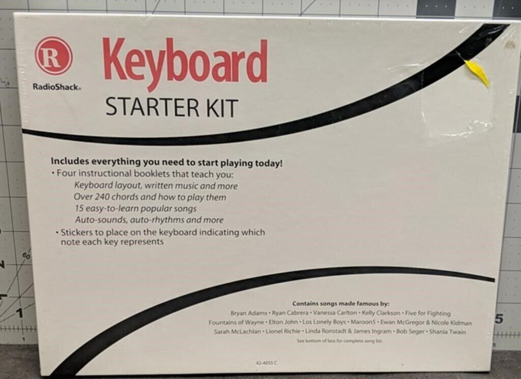 Radio Shack Piano Keyboard Songbook Beginner Starter Kit Include Four SongBooks