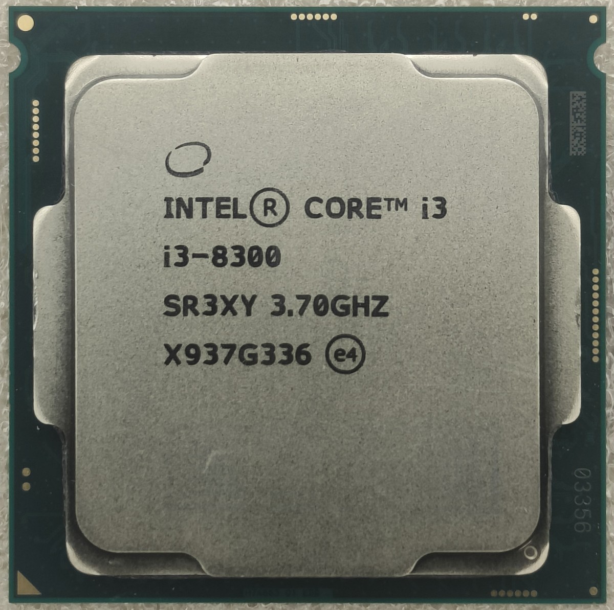 Intel Core i3-8300 | SR3XY | 3.70GHz | Quad Core | LGA1151 | CPU Processor