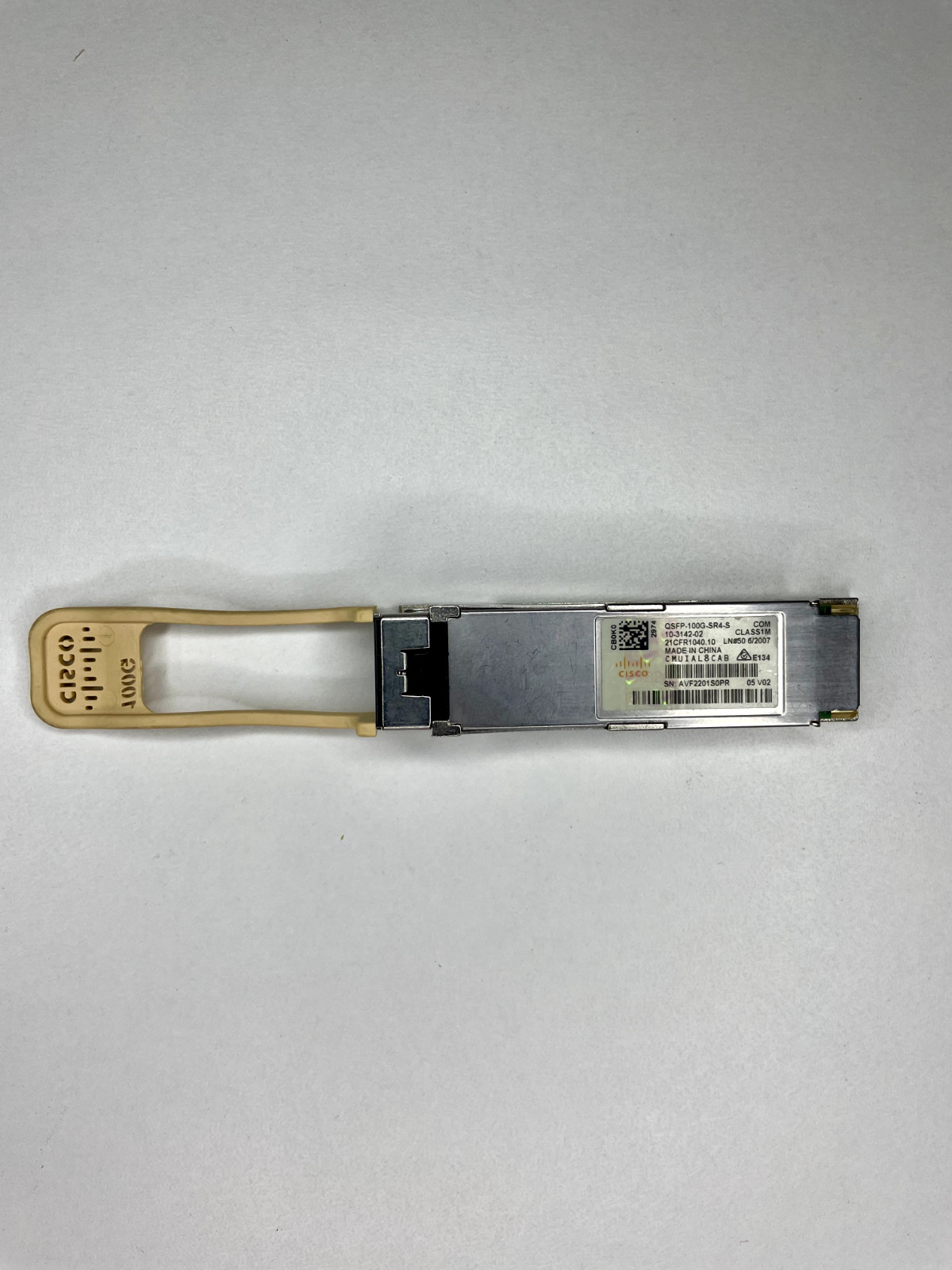 Hologram Cisco QSFP-100G-SR4-S 100GBASE-SR4 QSFP28, 850nm, 100m, MTP/MPO, MMF