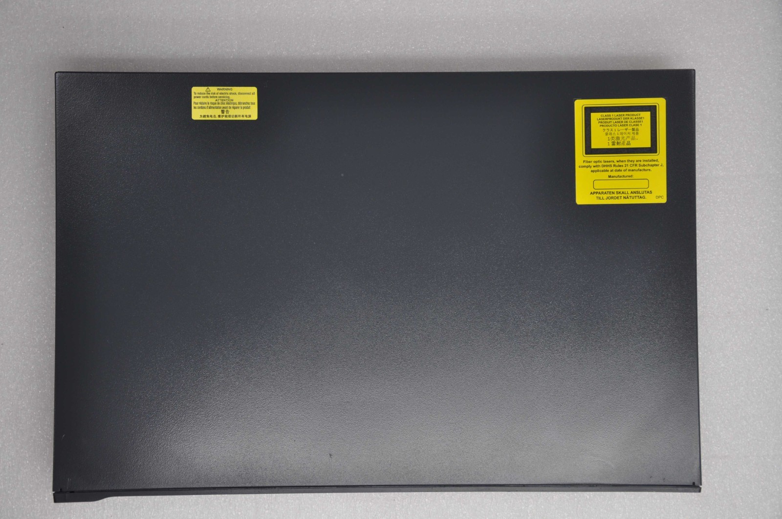 CISCO 24-ETHERNET 10/100 PORTS WITH POWER OVER ETHERNET USED WS-C3750V2-24PS-S 