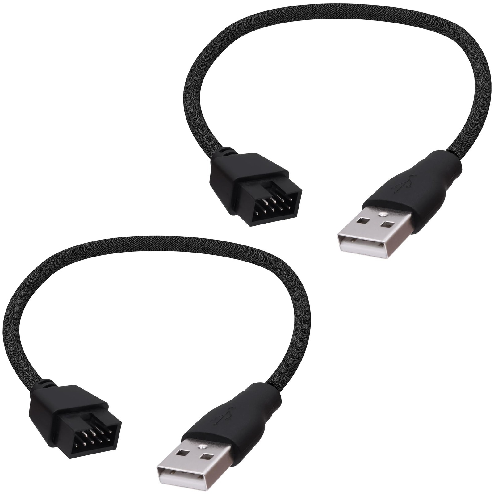 YARCHONN USB 2.0 to 9Pin Motherboard Header Adapter Cable 7.87 inches 