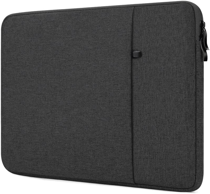 12-Inch Tablet Sleeve Case for Surface Pro, iPad, Water-Resistant | Black Bag