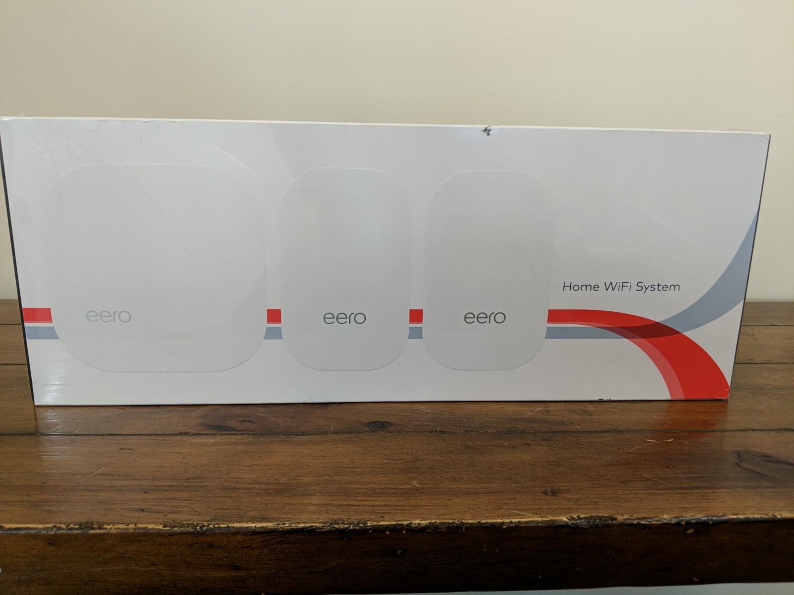 eero M010301 2nd Generation Home WiFi System - 1 Base, 2 Beacons - New In Box