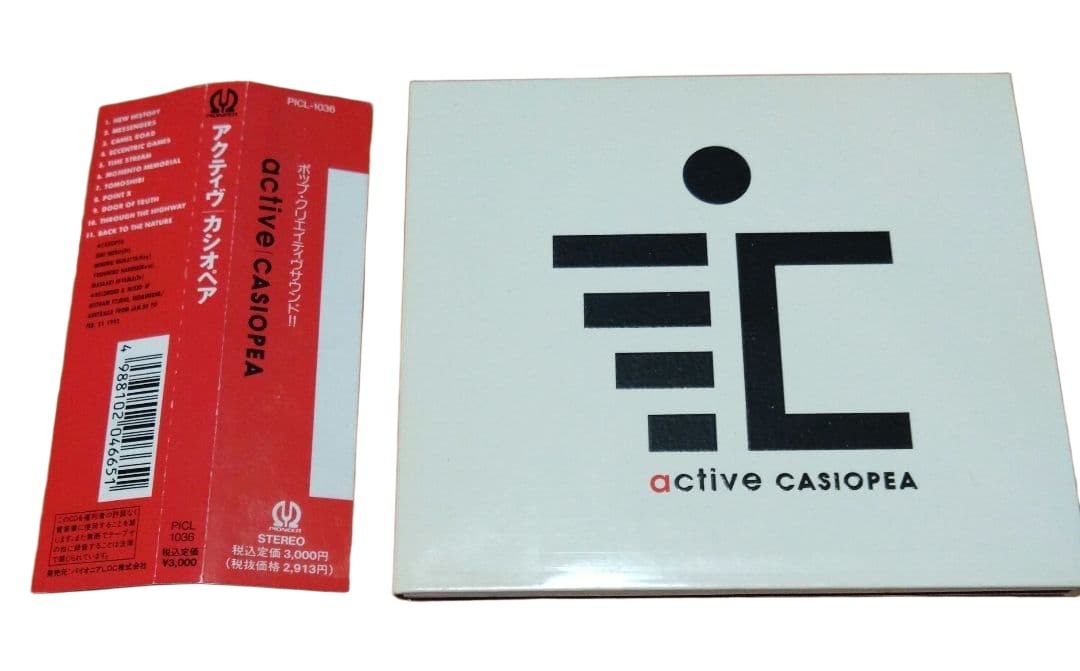Casiopea Active CD 9 Tracks with Sleeve, Long-Term Storage, Japanese Jazz Japan