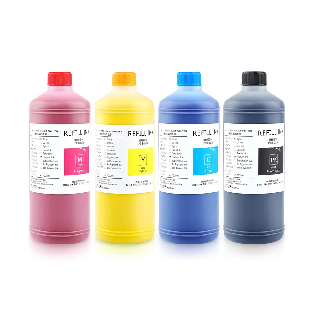 5*1000ML Pigment Ink For T3070 T3000 T5000 T7000 T3070 T5070 T7070 T3080 T5080