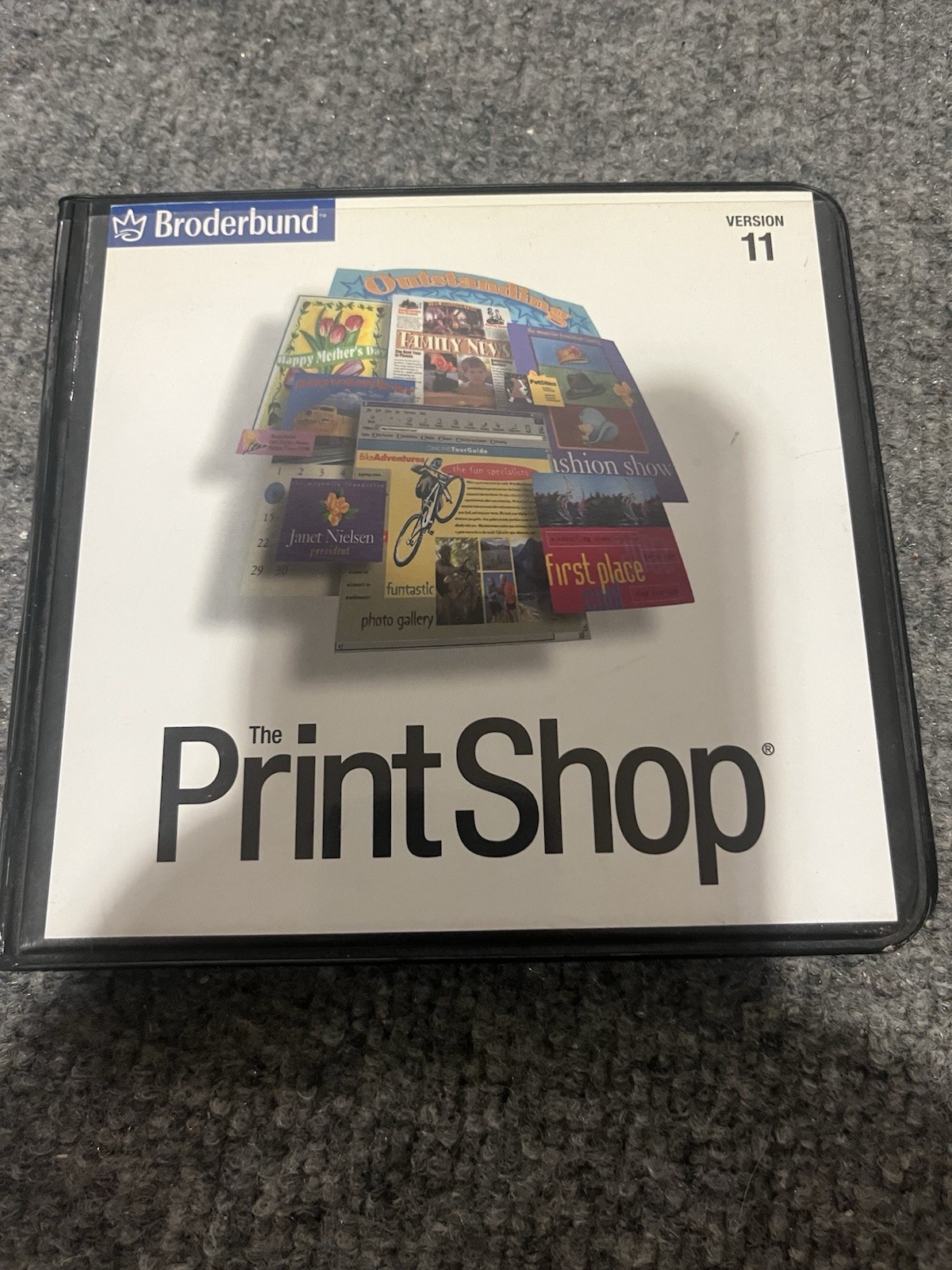 Lot Of 4 Mattel Broderbund Print Shop 2000 CD ROM Disks