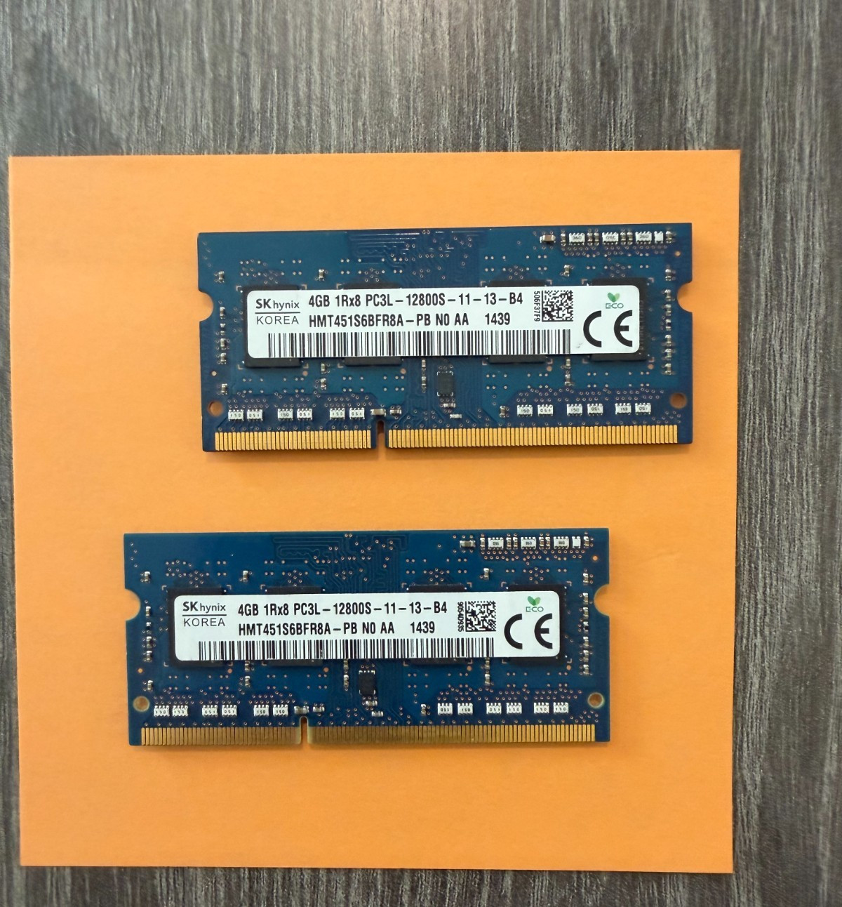 x(2) 4gb ram modules/SK Hynix Laptop RAM KIT-used-tested and working