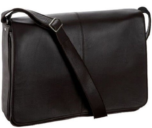 Latico Leathers Heritage Collection Front Flap Messenger Laptop Brief Bag 2413 