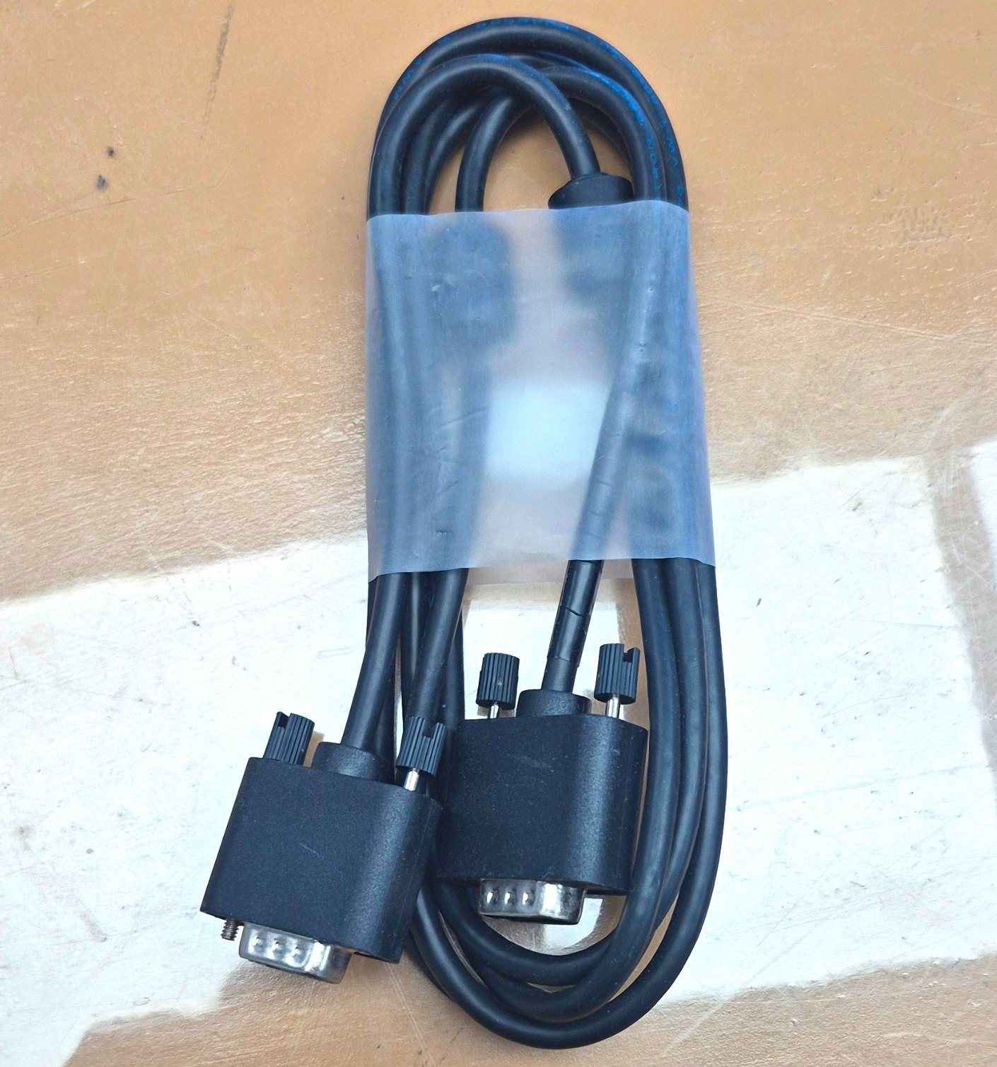 VGA/SVGA HD15 D-Sub Male to Male Monitor Cable 6ft Black 1:1