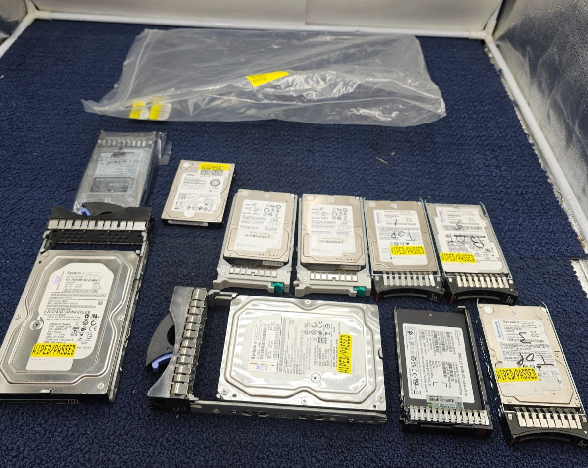 (QTY 10) Mixed Internal Hard Drive Seagate Dell IBM Samsung Lenovo *NOT WORKING*