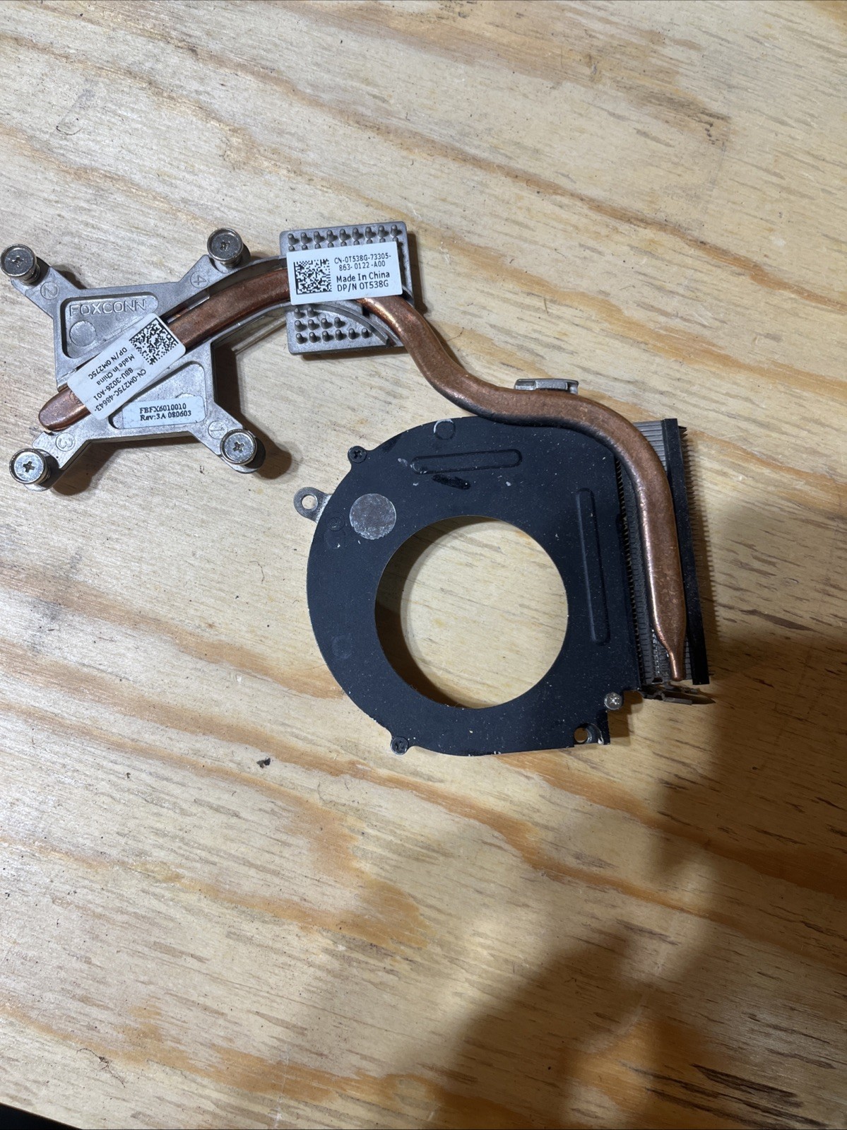 Laptop CPU Cooling Fan And Heat sink