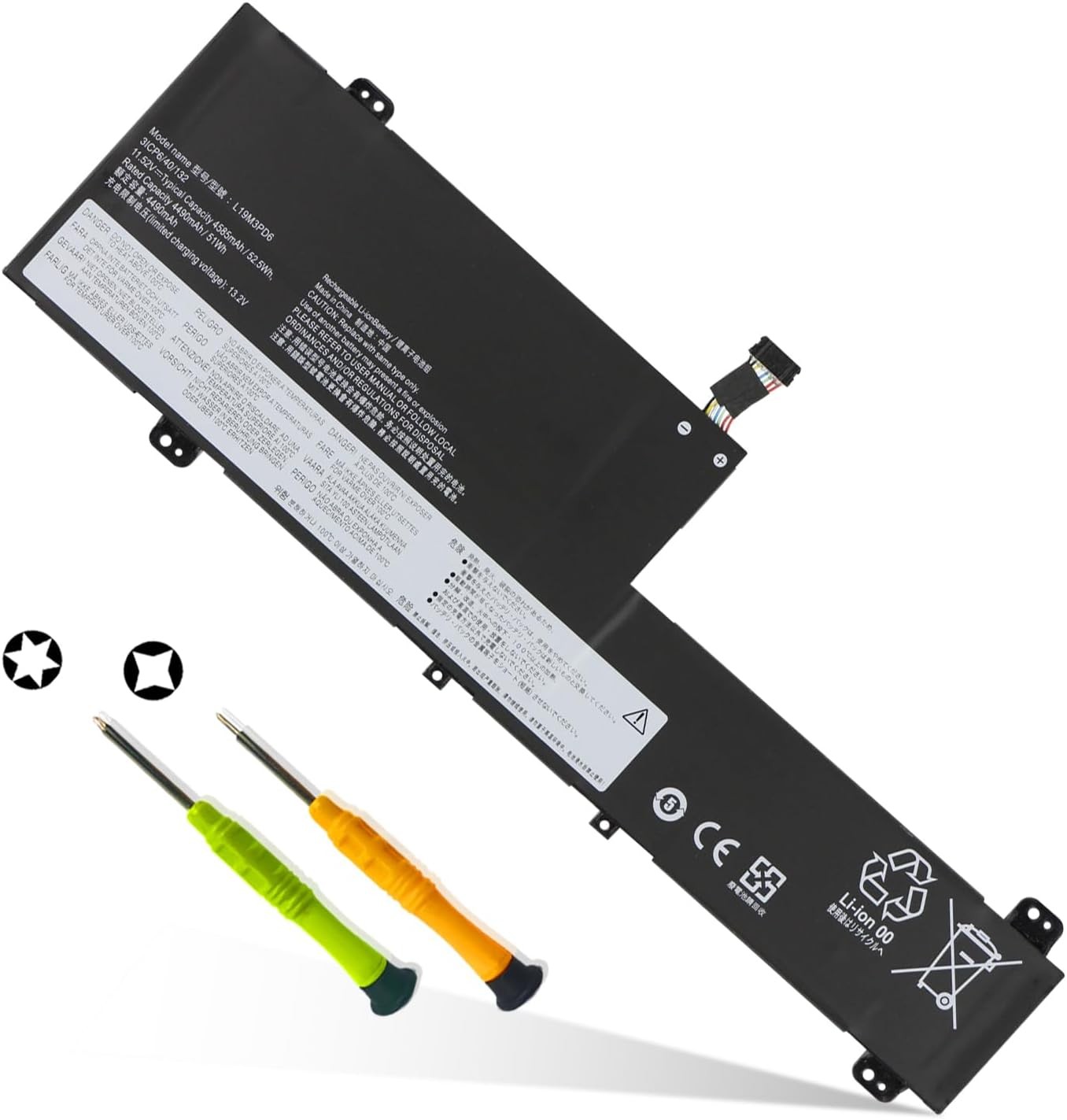 L19M3PD6 L19L3PD6 Laptop Battery for Lenovo IdeaPad Flex 5 14IIL05 81X1 81WS 5