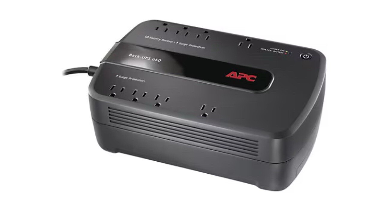 APC BE650G1 Back-Up Battery w/surge Protection Battery Included Also