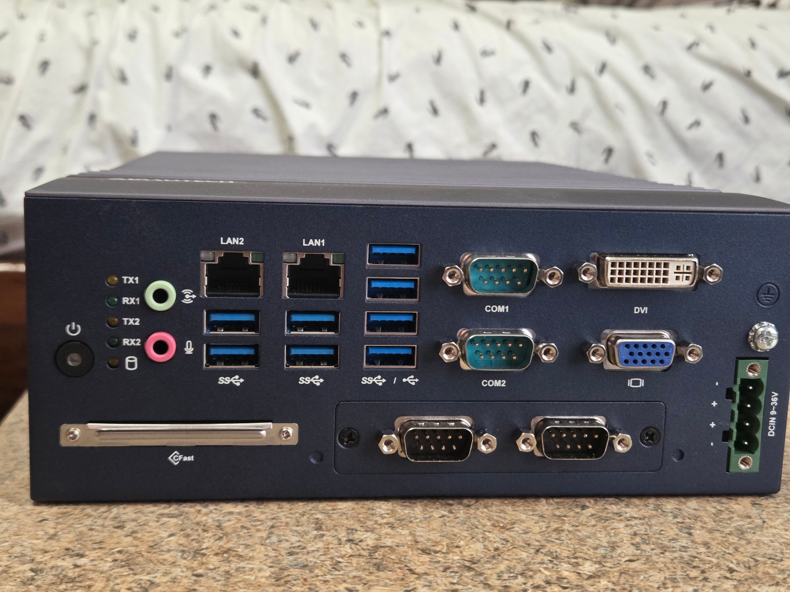 Advantech MIC-7700Q Fanless Industrial PC i5-7500 16GB 512GB SSD Windows 10 IoT