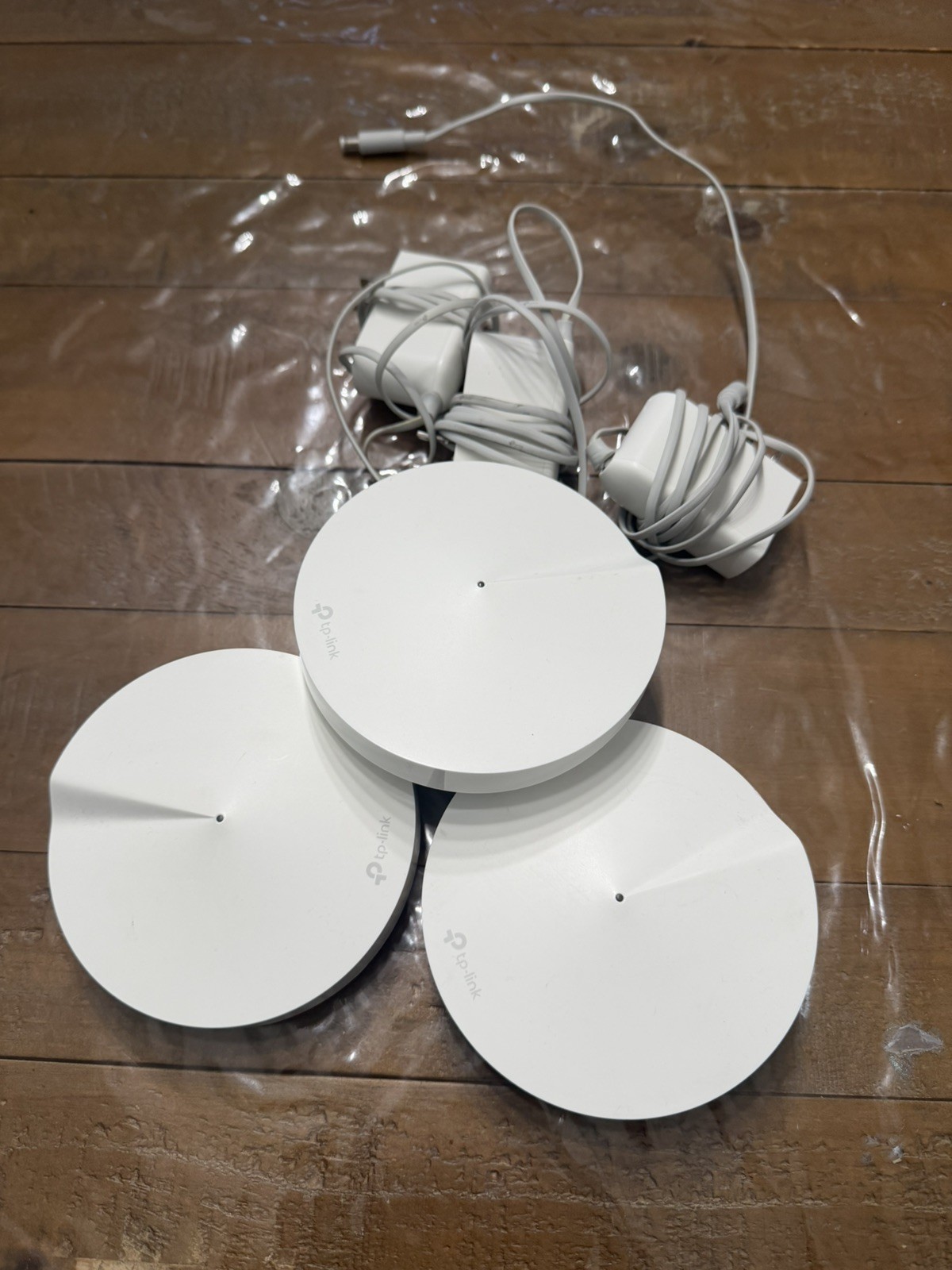 TP-Link Deco M5 AC1300 Whole Home Mesh WiFi System Bundle w/ 3 Power Adapters