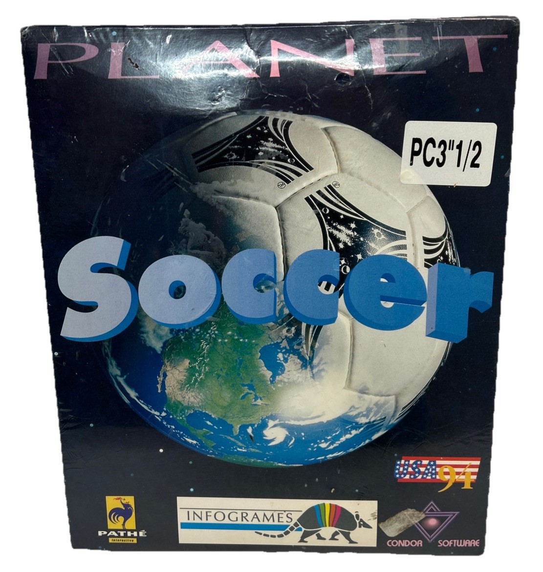Vintage 1994 Infogrames Software Planet Soccer PC Big Box Game Condor New/Sealed