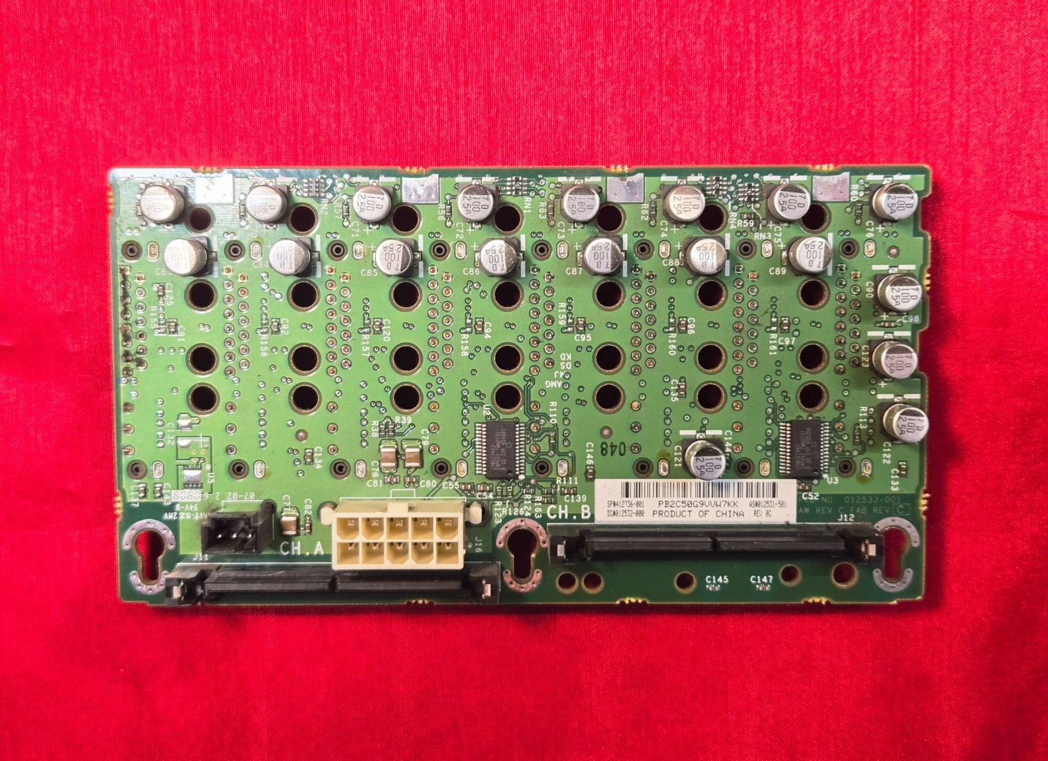 HP 412736-001 8-Bay SFF SAS SATA Backplane Board DL380 G5 012532-000 012533-001
