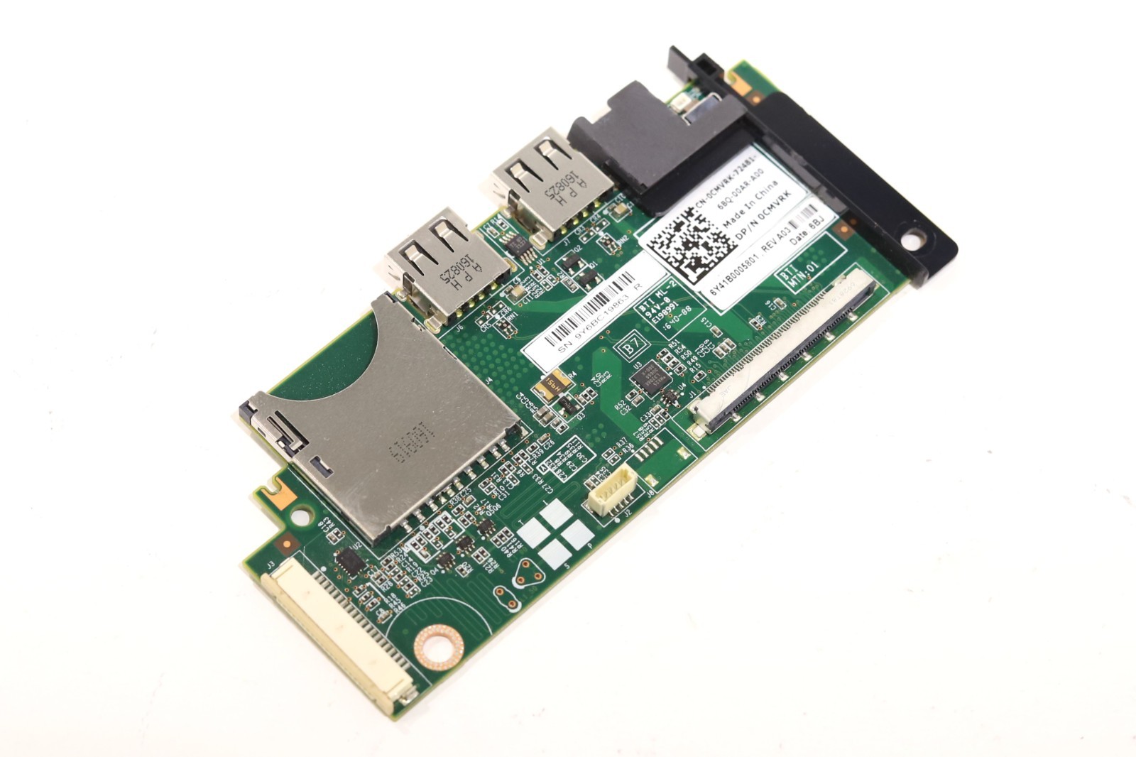Dell PowerEdge R630 Server Front I/O Control Panel Board Dell P/N: 0CMVRK Tested