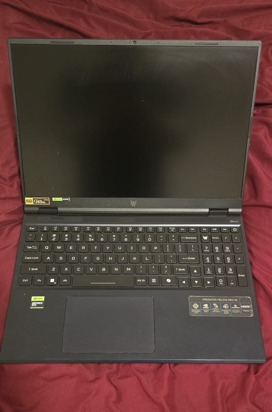 Acer Predator Helios Neo 16 laptop. PHN16-72-PA99
