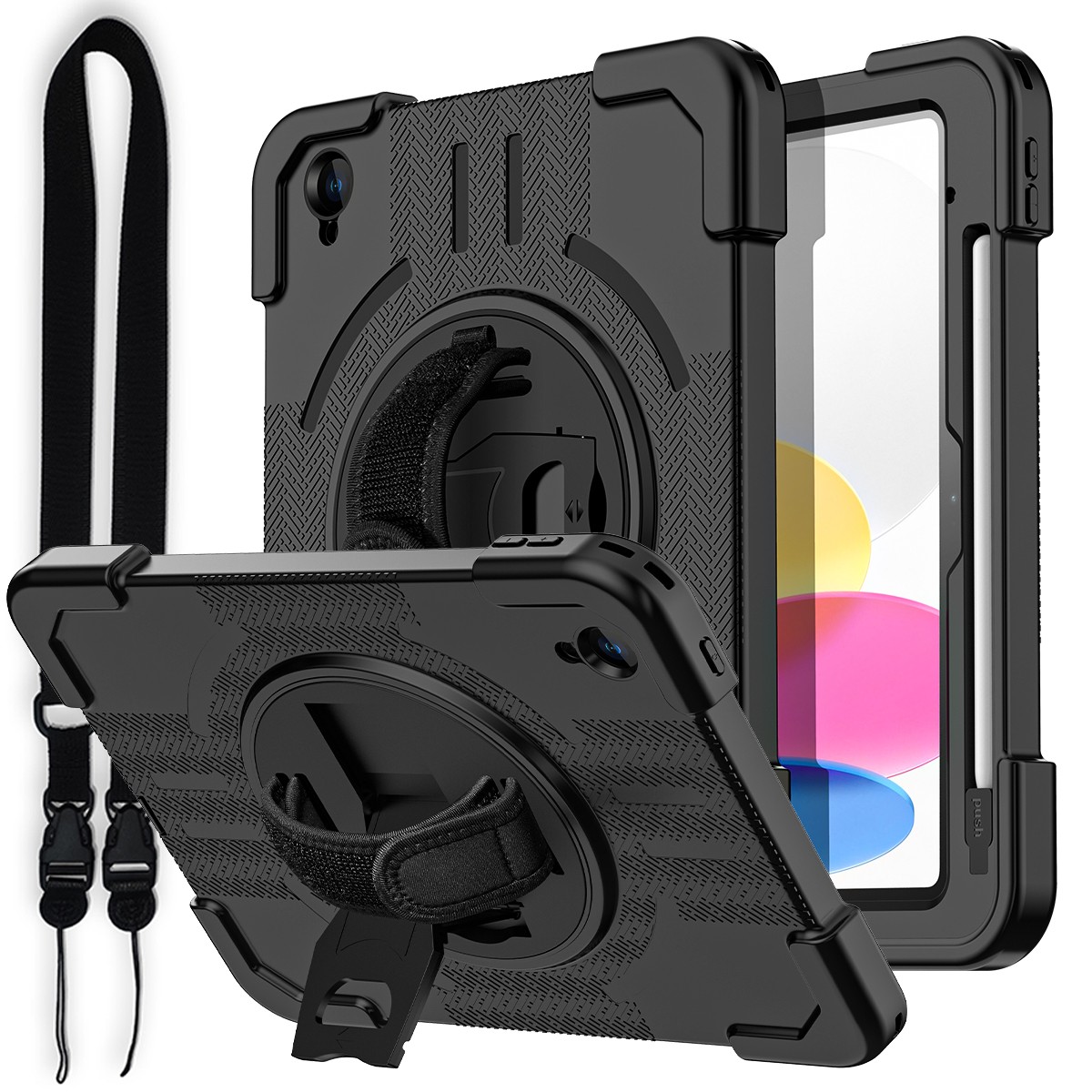 Waterproof Case For iPad A16 /iPad 10th Gen Shockproof Heavy Duty Military Cover