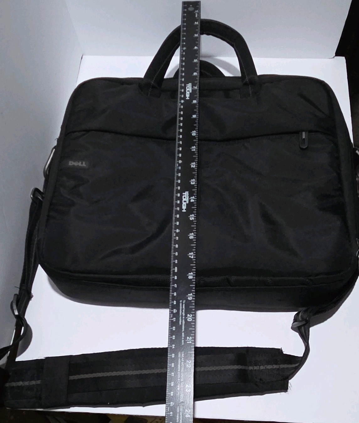 Dell Black Nylon Padded Laptop Briefcase Shoulder Strap Bag for 15 in Laptop