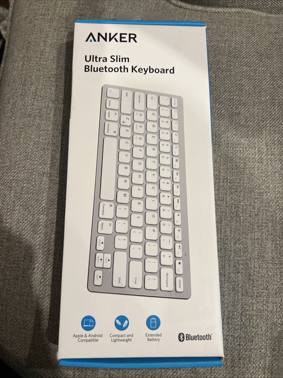 Anker Ultra Compact Slim Wireless Bluetooth Keyboard iOS Android Windows and Mac