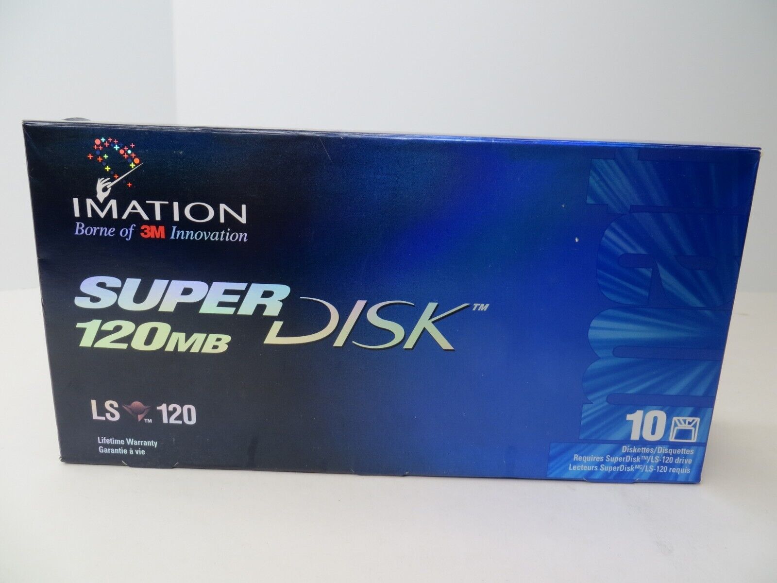 Imation Super Disk 120 MB Secured Encryption Technology 10 Pack LS 120