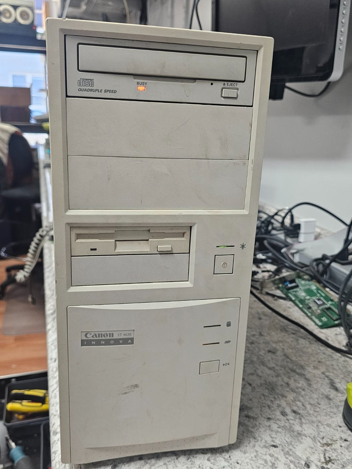 RARE Canon Innova ST 4630 PC Vintage Gaming Desktop Computer Tested 486 Working