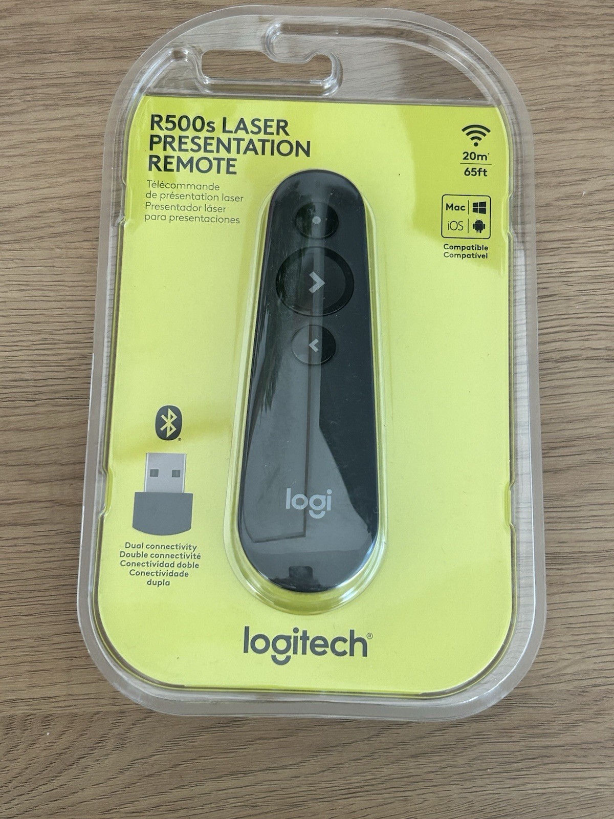 Logitech R500s Laser Presentation Remote Laser Wireless 910-006518 BRAND NEW