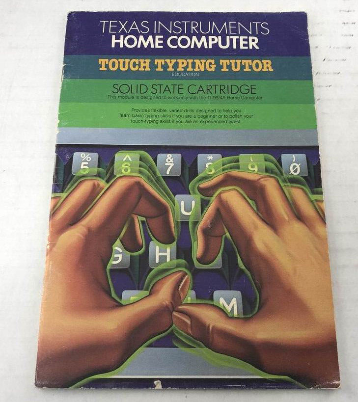 Original Vintage Texas Instruments Home Computer Touch Typing Tutor Manual
