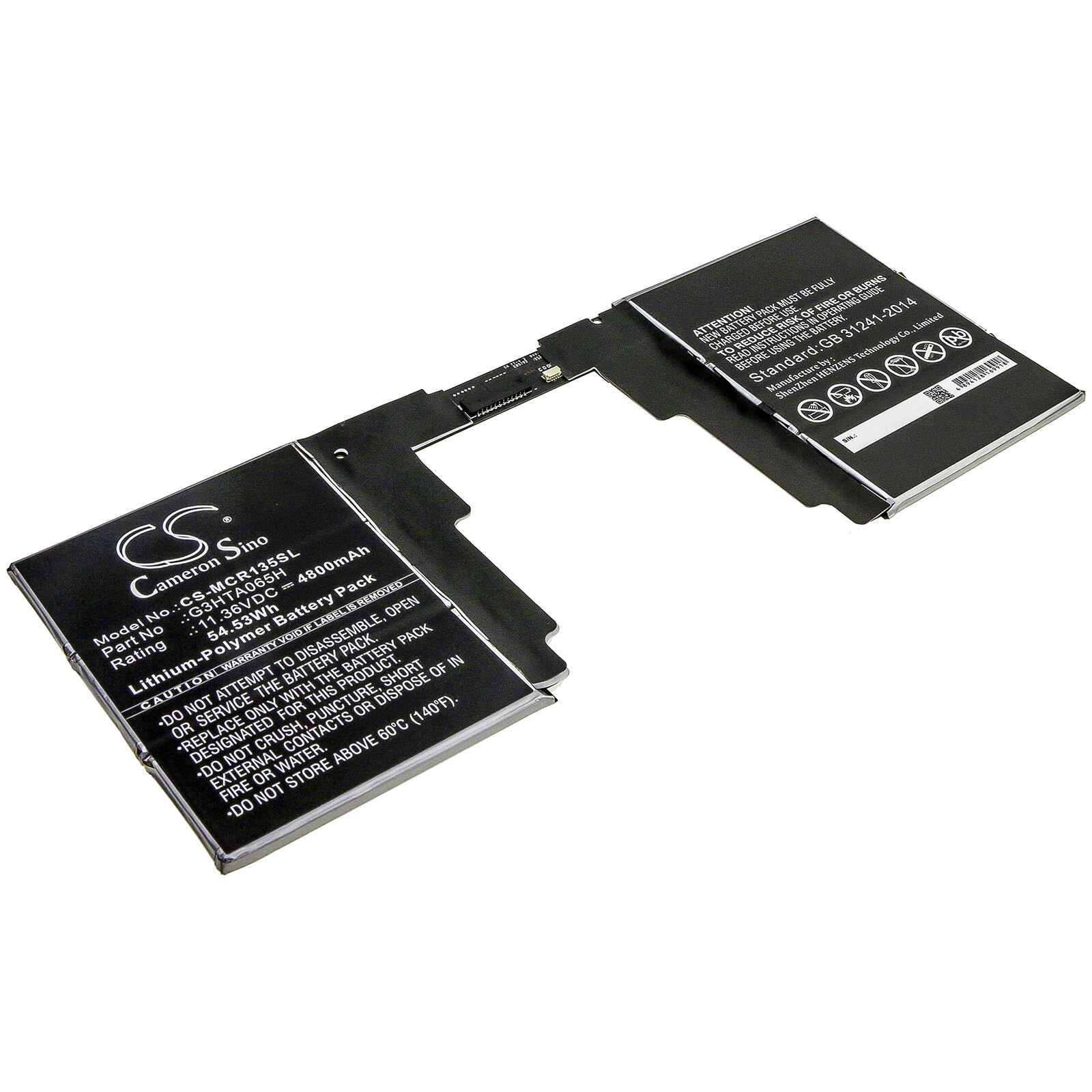 4800mAh Battery for Microsoft Surface Book 3 13.5 Keyboard P/N: G3HTA065H