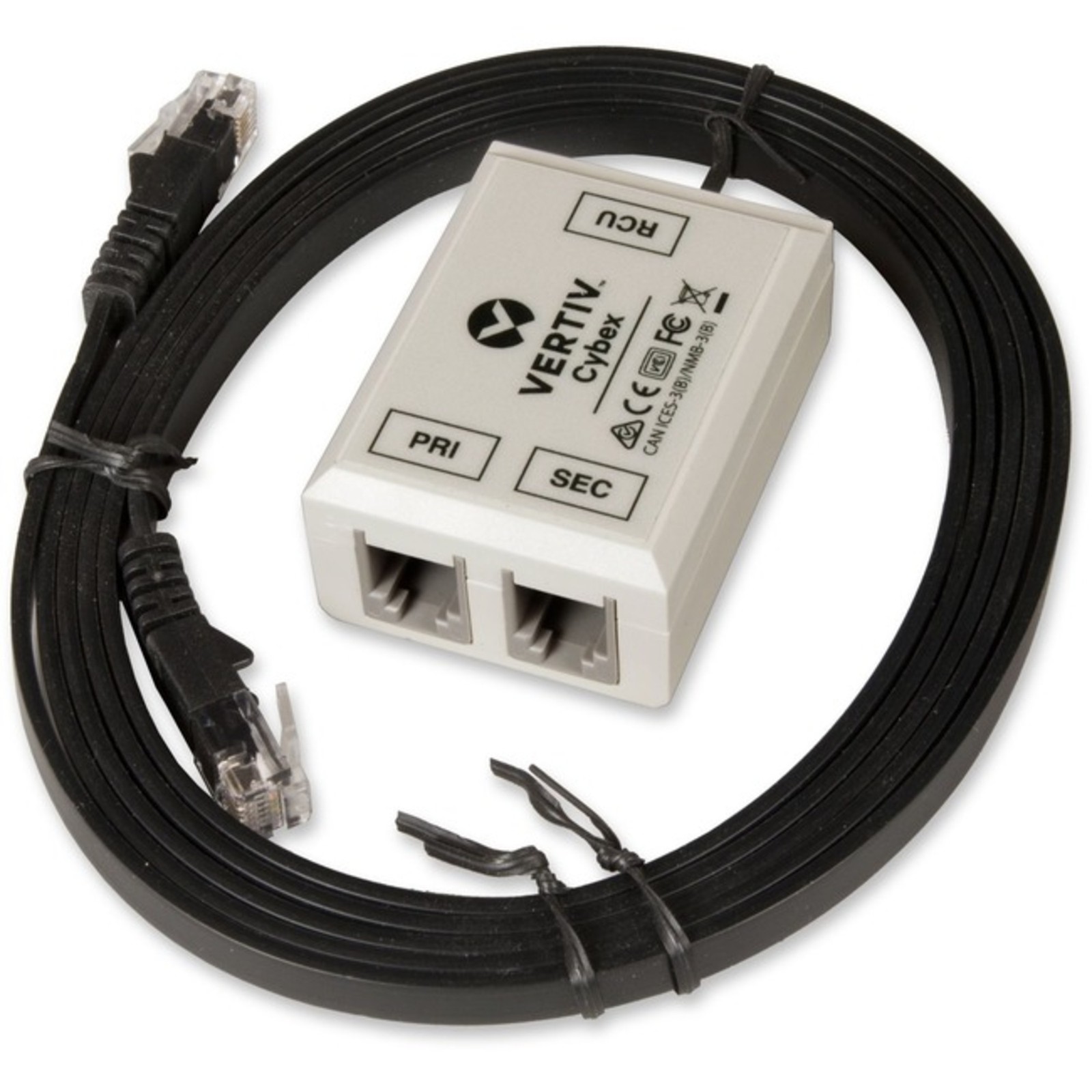 Vertiv - AFPSPLITTER - Cybex Active Front Panel Cable Splitter Adapter for