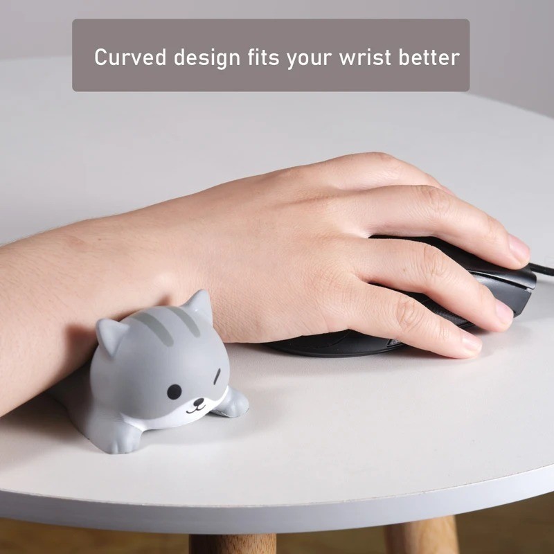 New Cute Animal Wrist Rest Mouse Pad Support Ergonomics Memory Foam Desktop US