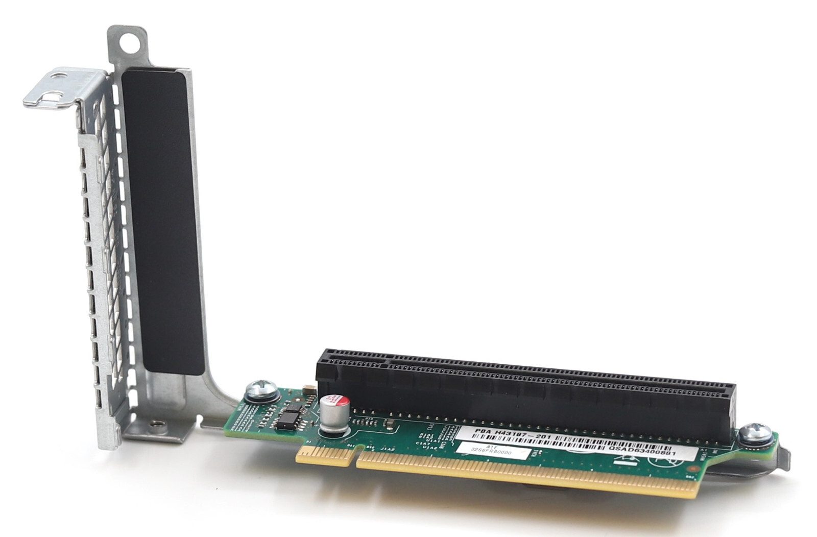 Intel Single-Slot PCIe Riser Card With Bracket P/N: H43187-201 Tested Working