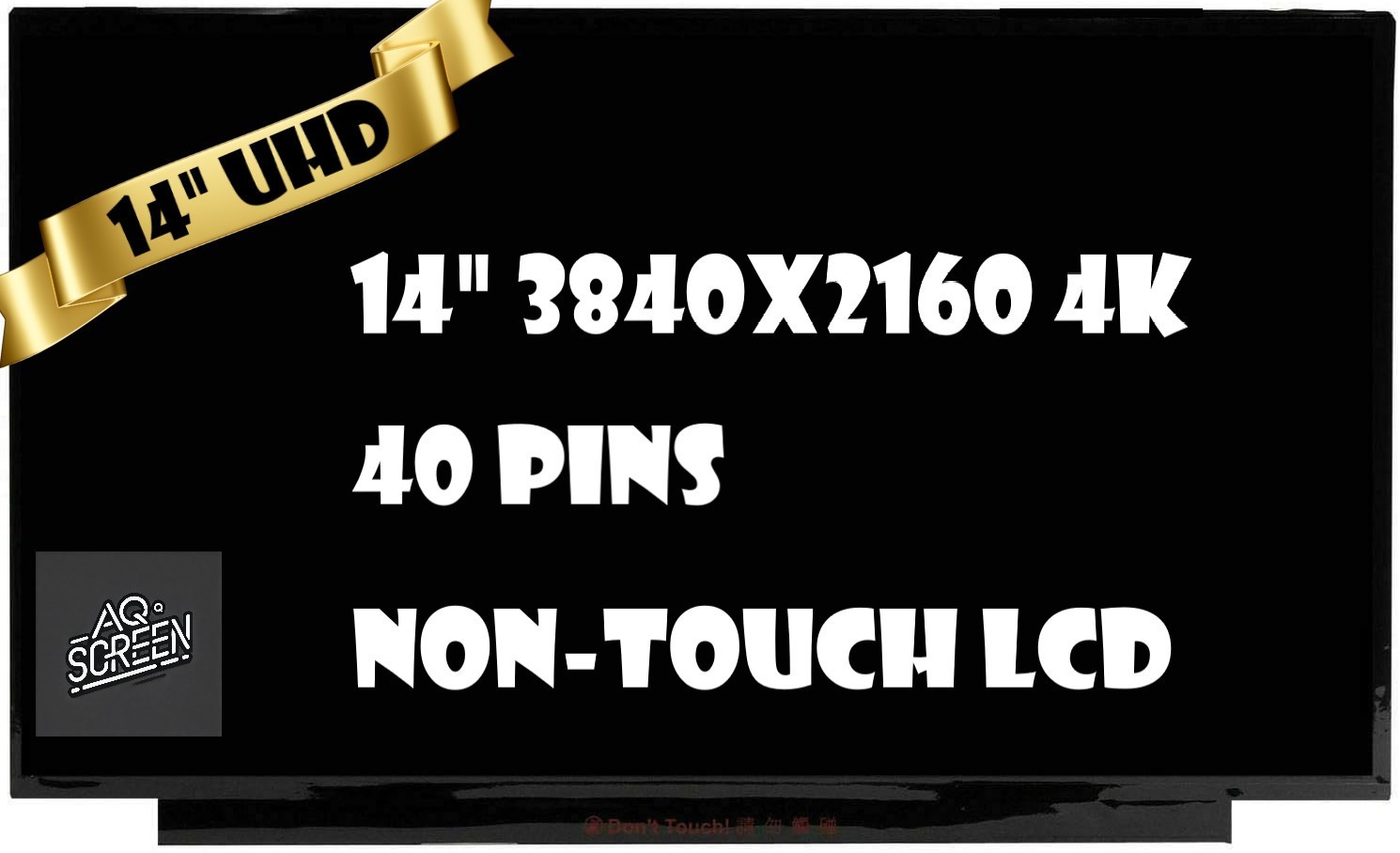 for MSI Prestige 14 A10SC-231 B140ZAN01.2 40Pin LCD UHD Display Screen Non-Touch