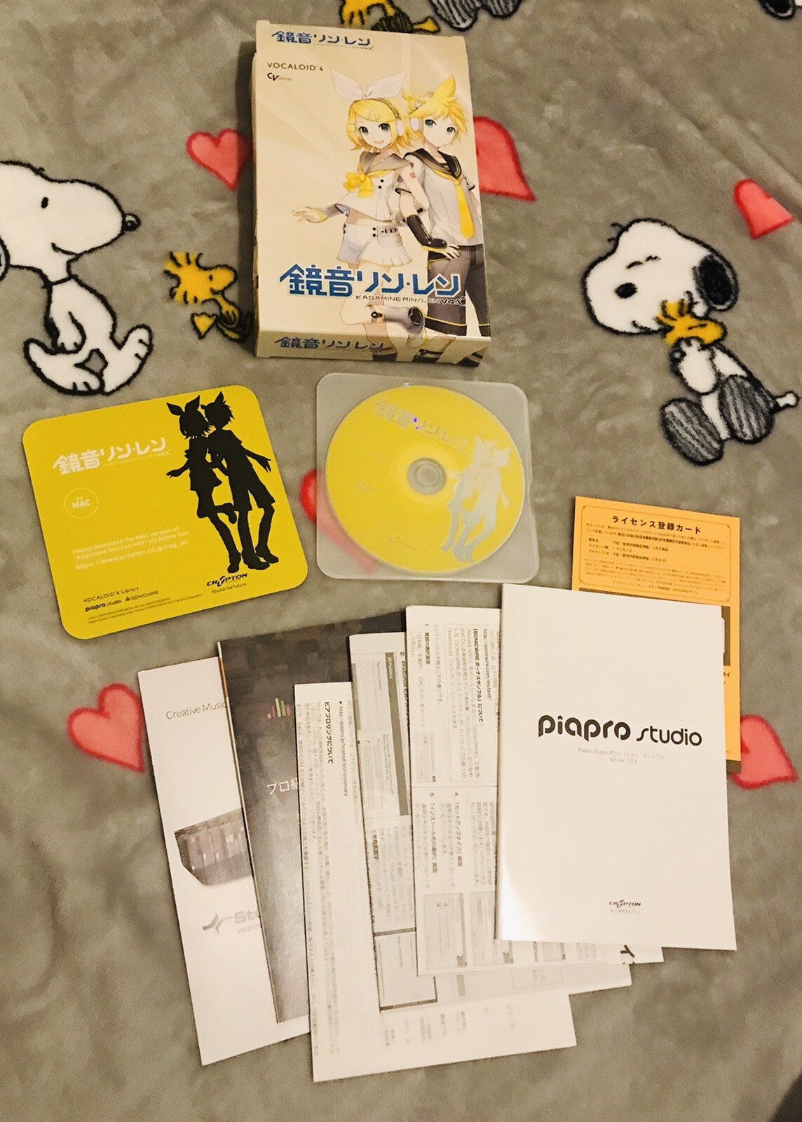 Kagamine Rin Len V4X English Voice Library VOCALOID 4 DVD-ROM PC Softwear