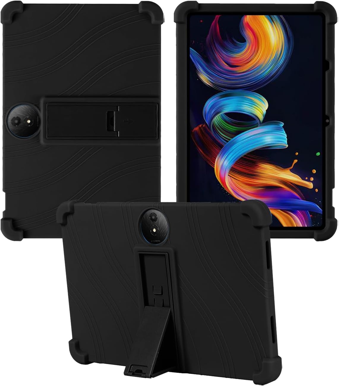 Case for 2025 TCL Nxtpaper 11 Plus - Kid-Safe Soft Silicone with Adjustable Stan