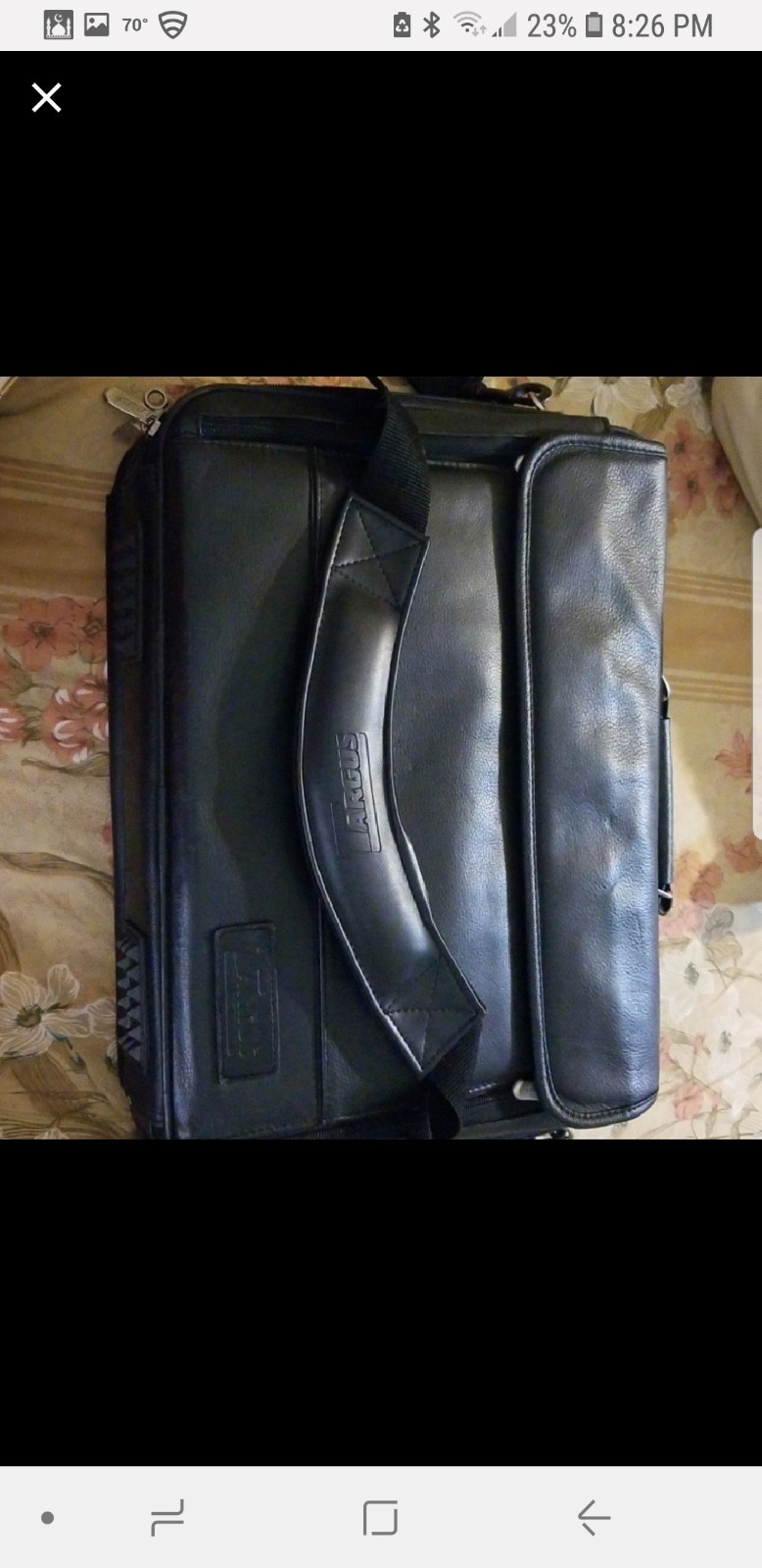 15.4” Traditional Leather Laptop Case