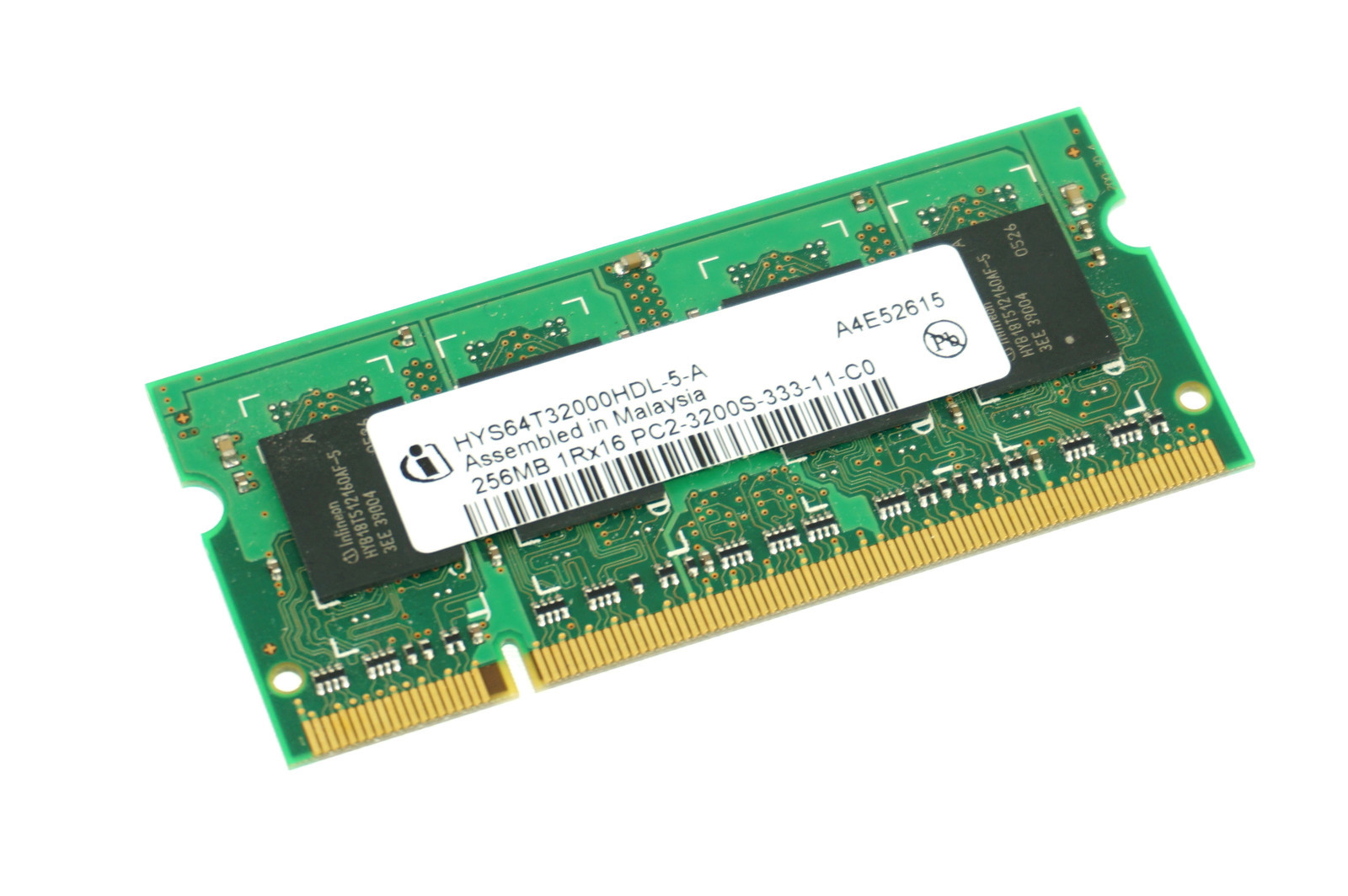 HYS64T32000HDL-5-A GENUINE INFINEON LAPTOP MEMORY 256MB DDR2 PC2-3200S (CA65)