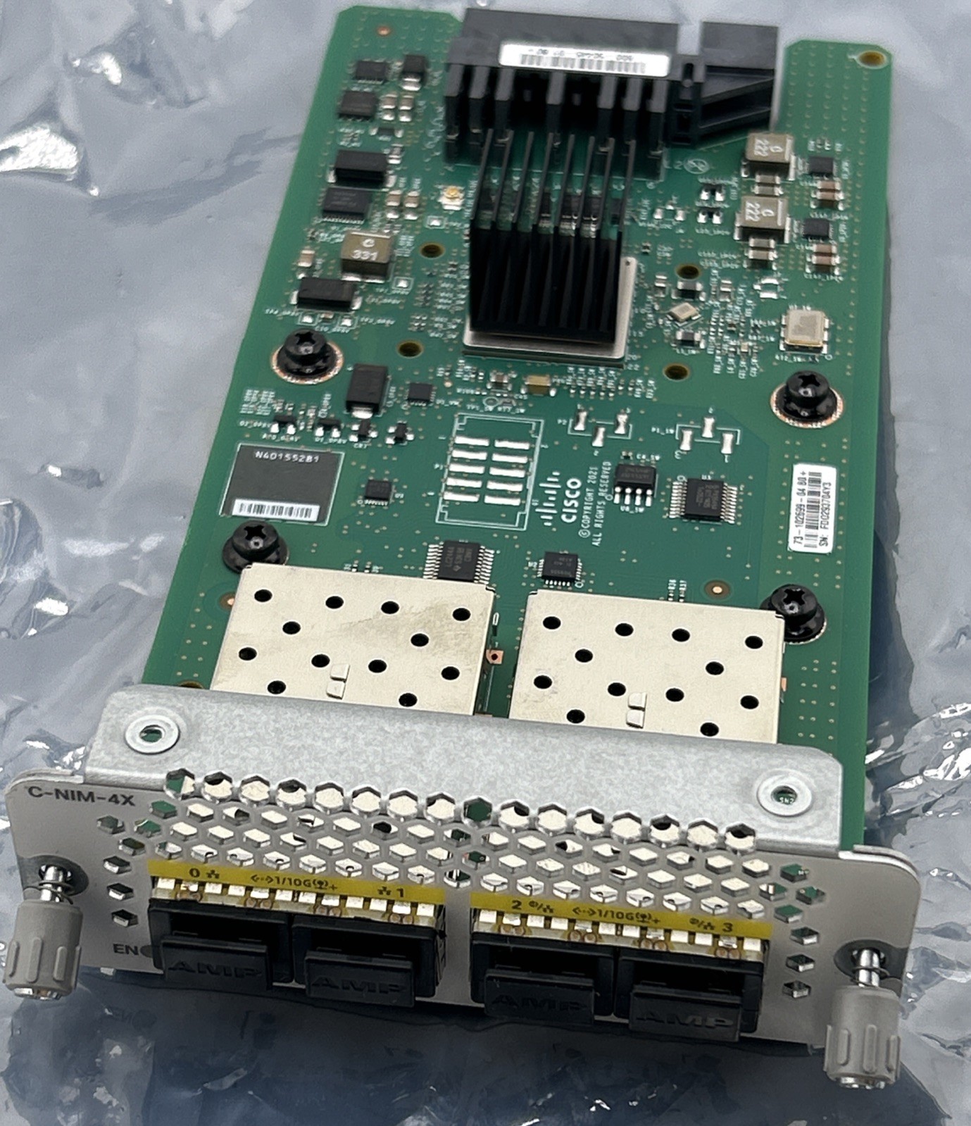 Cisco C-NIM-4X 4 Port Layer 2 3 10Gbps Switch Network Interface Module