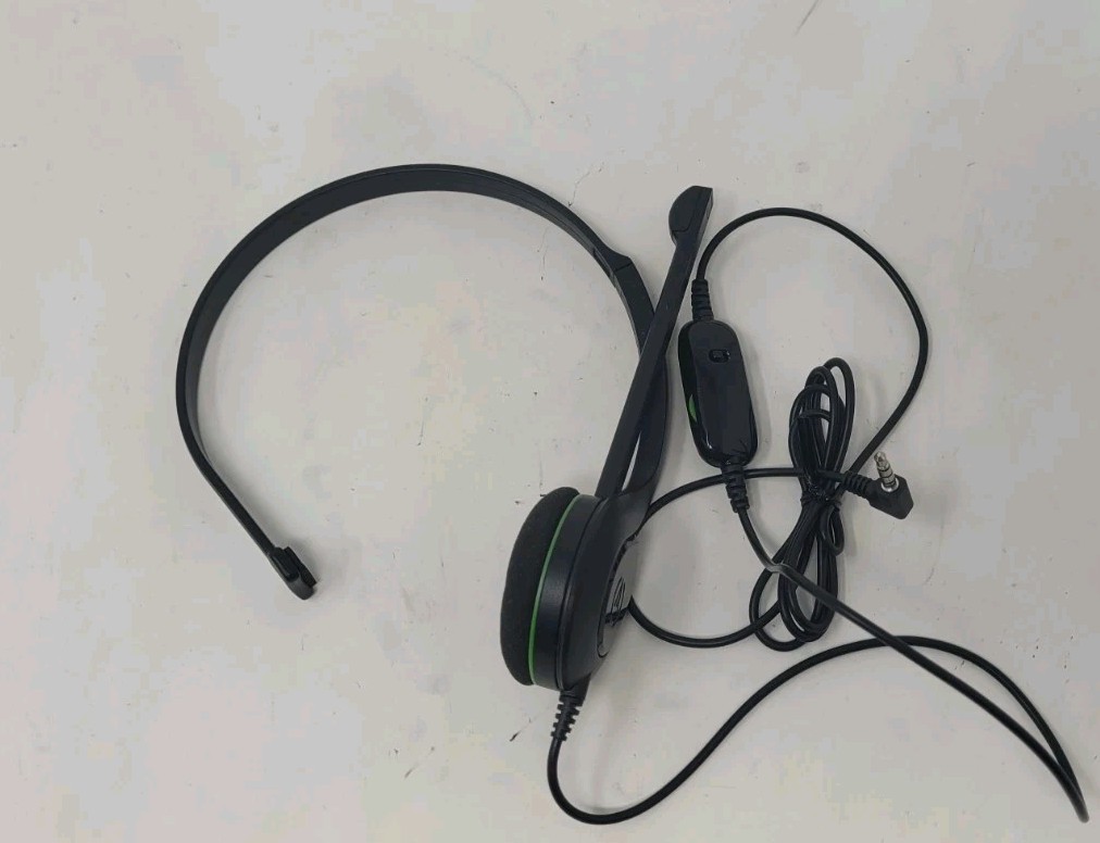 Audio Technica Single-Ear Headset Black Tested Working 3.5mm Jack