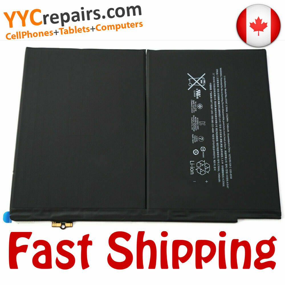 New Replacement OEM Battery For iPad 6th Gen 8827 mAh A1484 A1893 + Adhesive