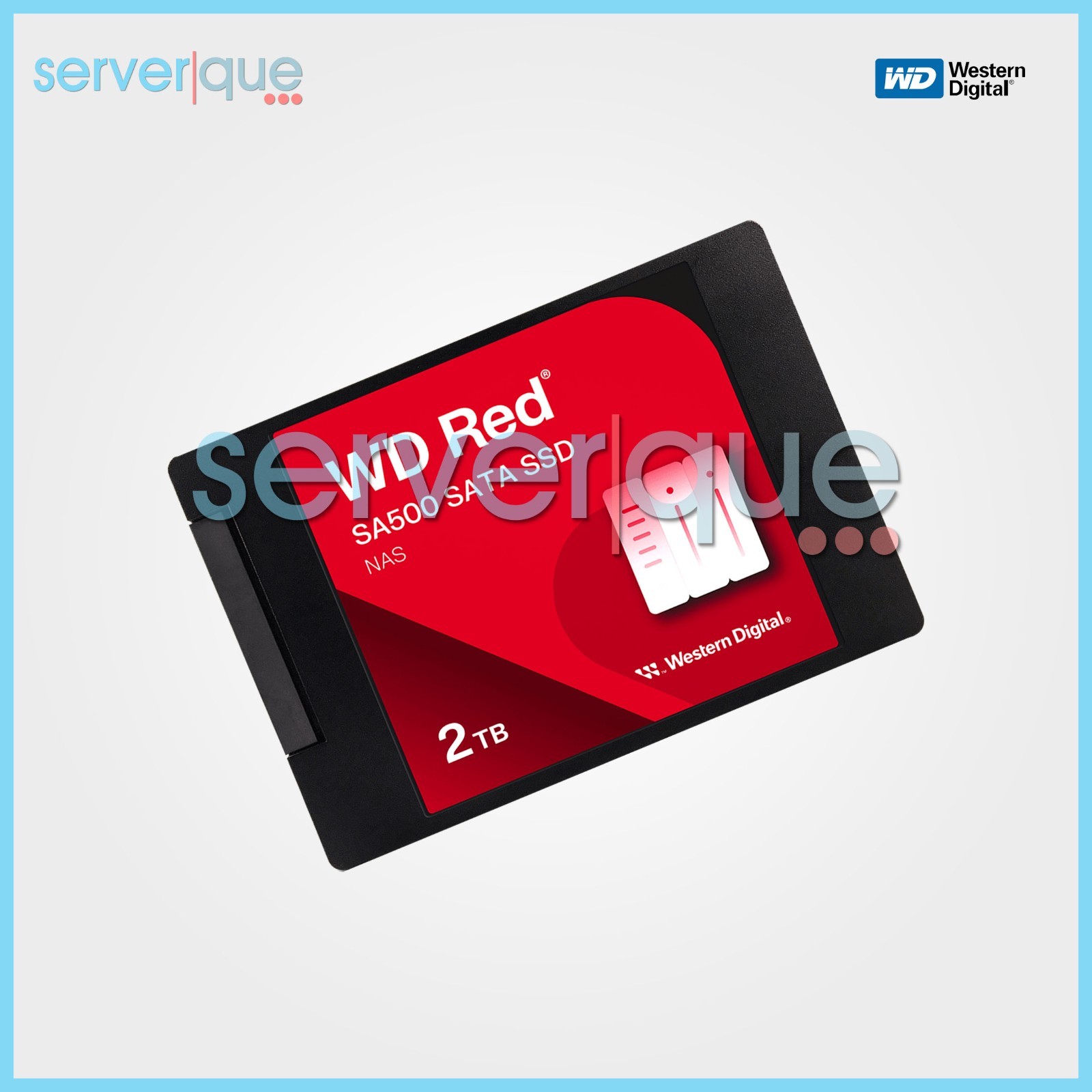 WDS200T2R0A Western Digital Red SA500 2TB SATA 6Gbs 2.5" Solid State Drive
