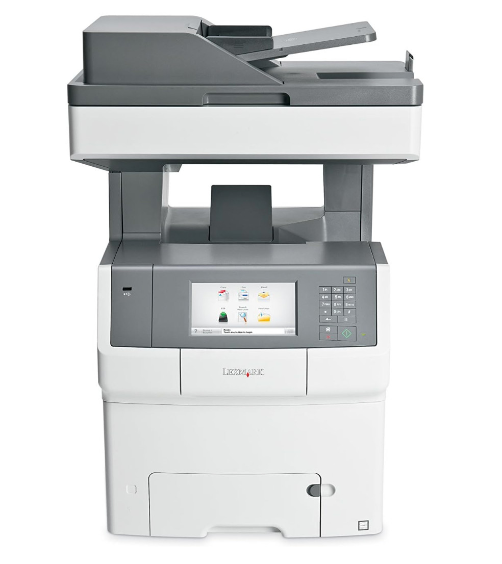 Lexmark X748de Color Laser Fax Copier Scanner Printer - PERFECT CONDITION