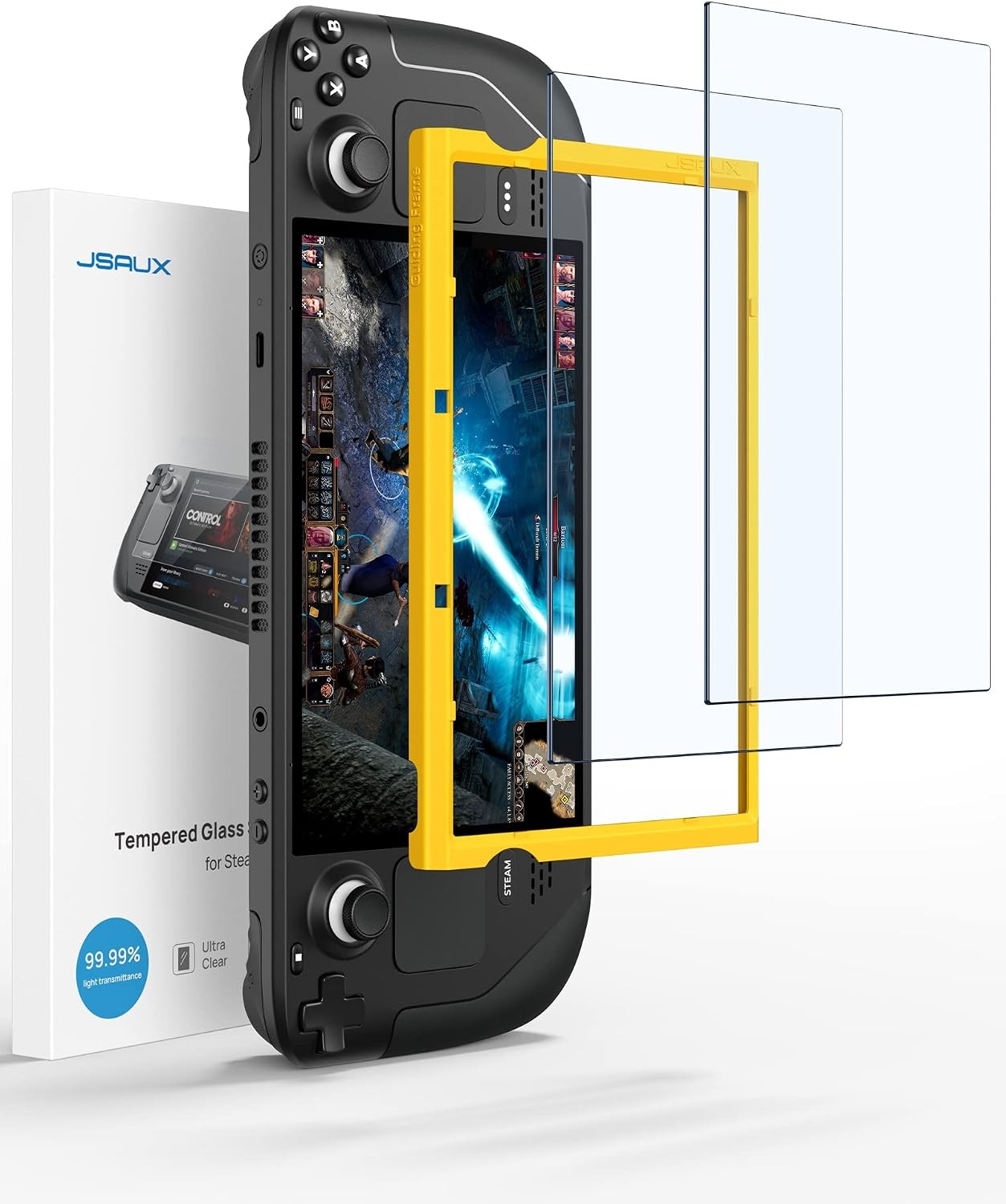 2-Pack Ultra HD Screen Protector for Steam Deck OLED/LCD Devices