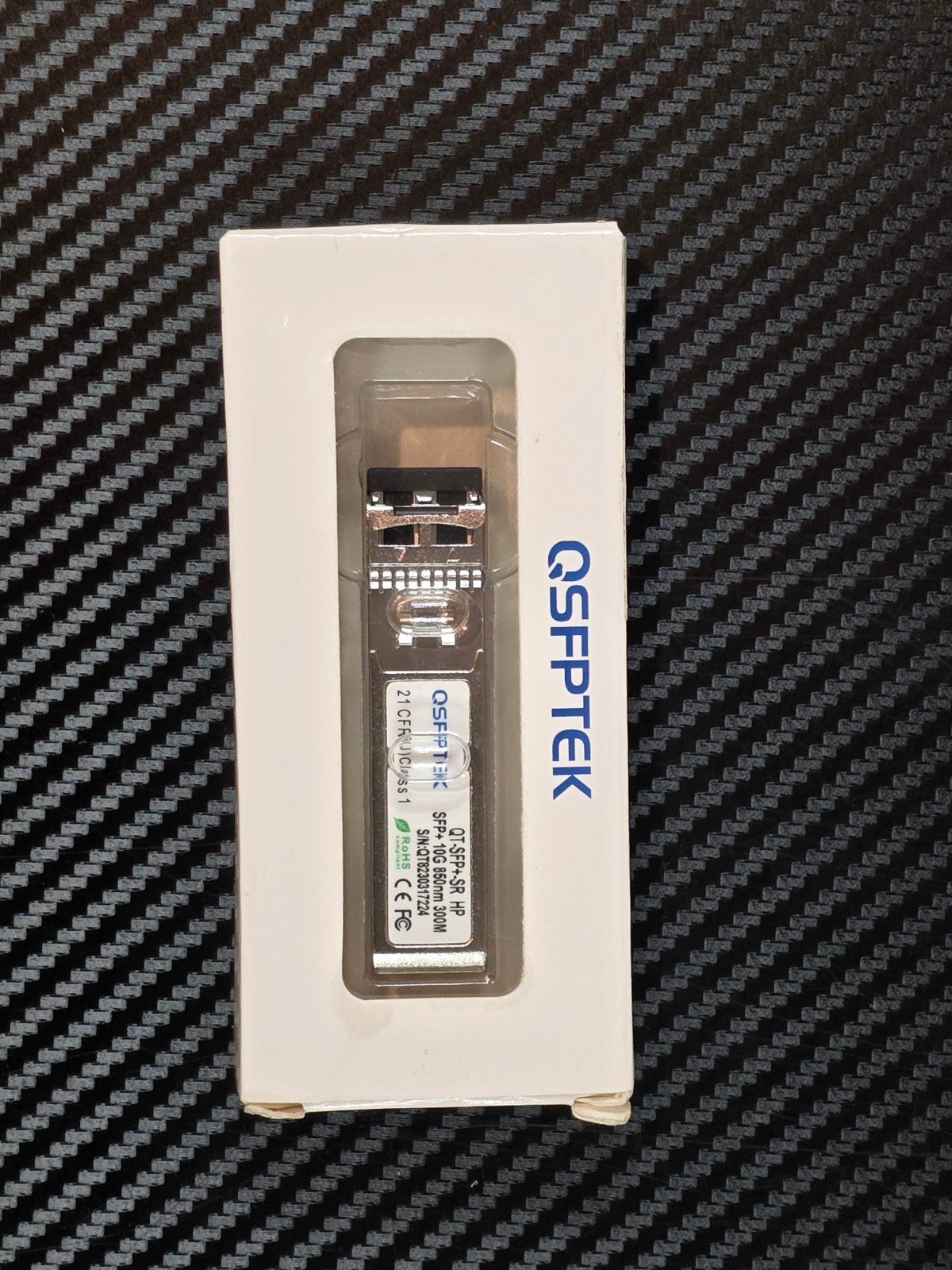 QSFPTEK QT-SFP+SR , SFP+ 10G 850nm 300M Transceiver Module for HP