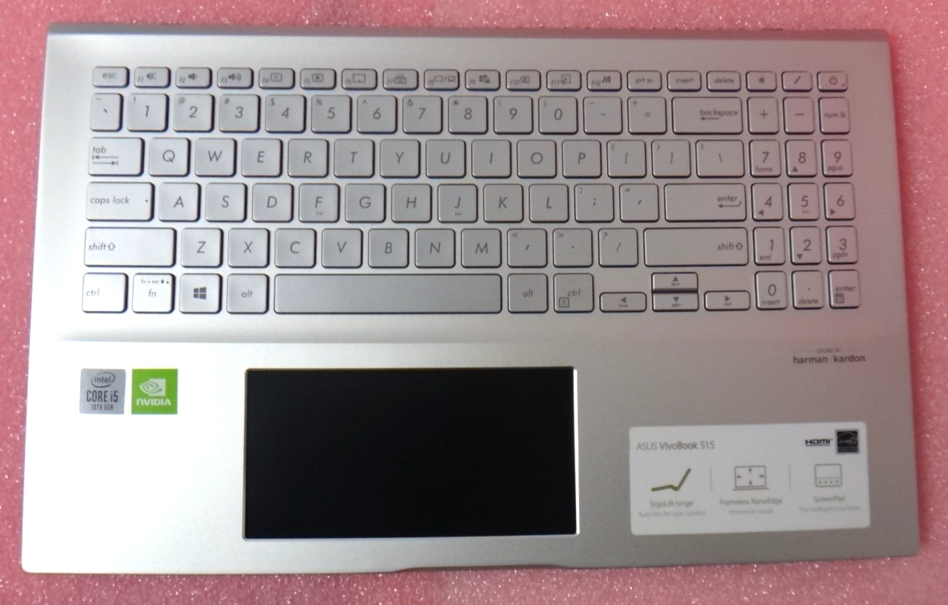 Genuine ASUS VivoBook S15 S532F 15.6 Palmrest Keyboard Touchpad 13NB0MI2AM0121