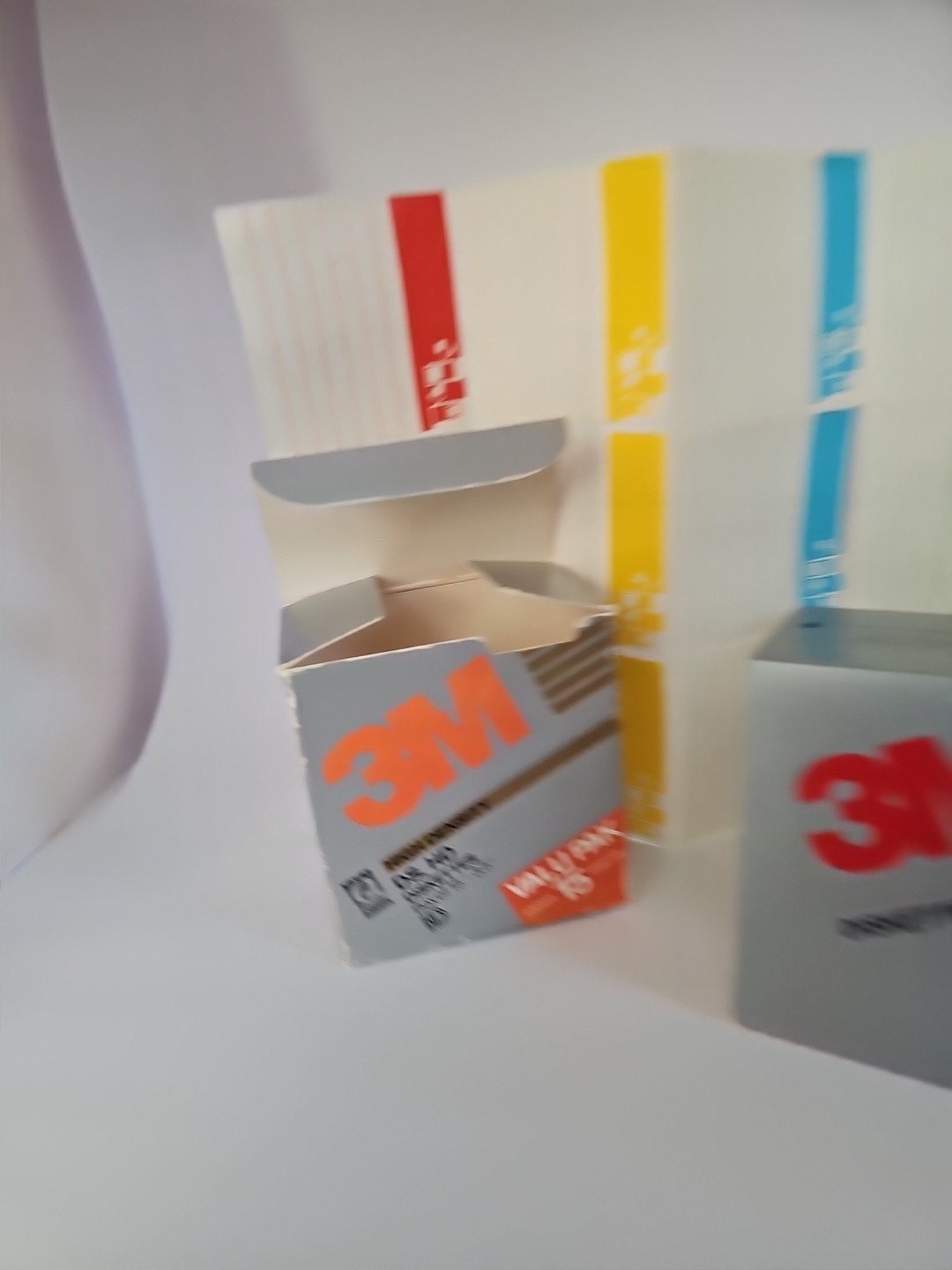 Vintage 3M DS/HD 3.5" Diskette Box + Original Label Stickers – NO DISKS