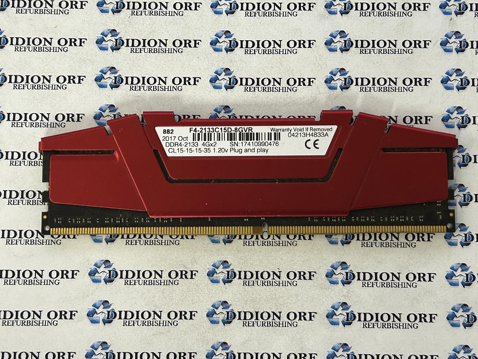 G.SKILL RIPJAWS V 4 GB DDR4 DESKTOP RAM PC4-2133 F4-2133C15D-8GVR, SKU 23926