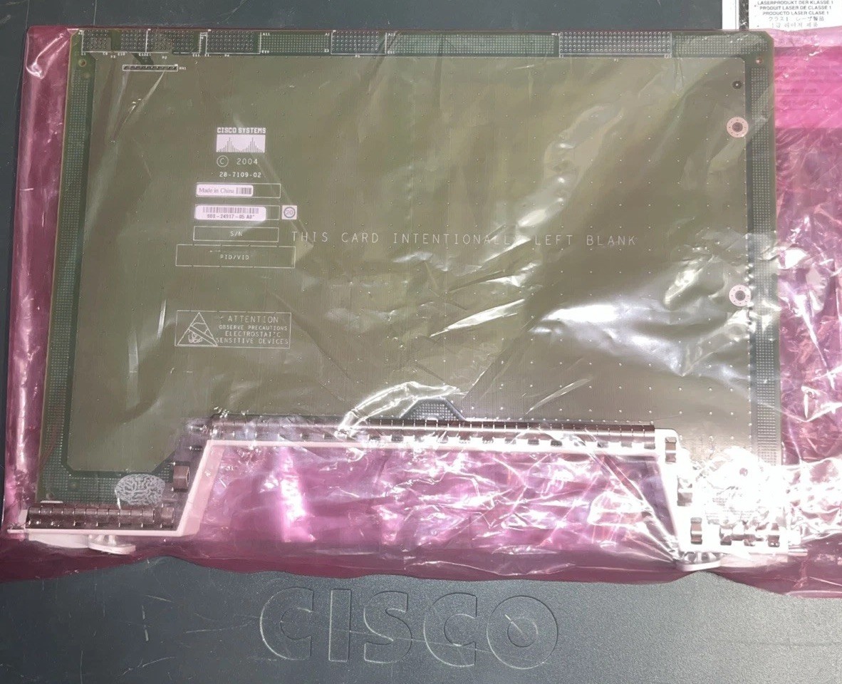 NOS Cisco 15454 Blank Card 800-24917-05 - Factory Sealed, Quantity